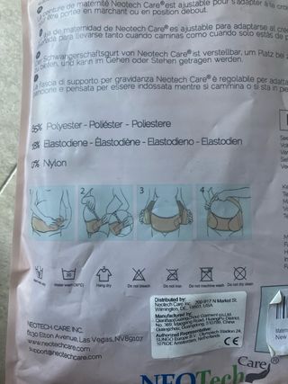 Cinturón Maternidad Neotech Talla M