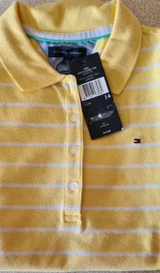 Lote 2 polos Tommy Hilfiger nuevos Talla(14 yM)