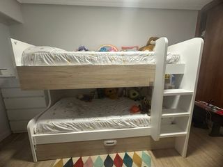 Literas juveniles con cama nido