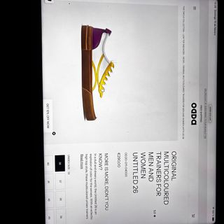 Zapatillas ODDA blancas, moradas, amarillas