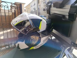 Casco Moto LS2 Carbono Negro/Plata