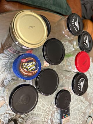 98 Botes de Cristal para Conservas