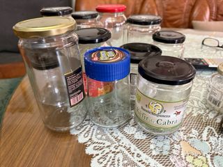 98 Botes de Cristal para Conservas