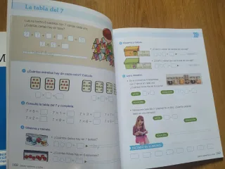 LIBRO DE MATEMÁTICAS 2⁰ PRIMARIA TRES TRIMESTRES