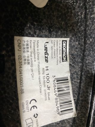 Casco de esquí Weed'ze azul talla 53-55 cm