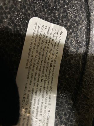 Casco de esquí Weed'ze azul talla 53-55 cm