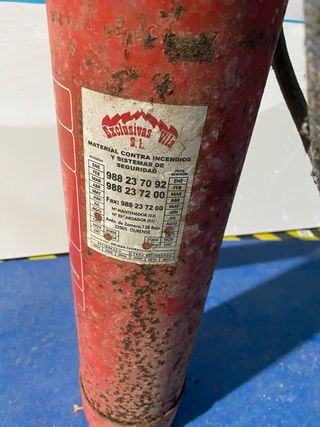 Extintor antiguo