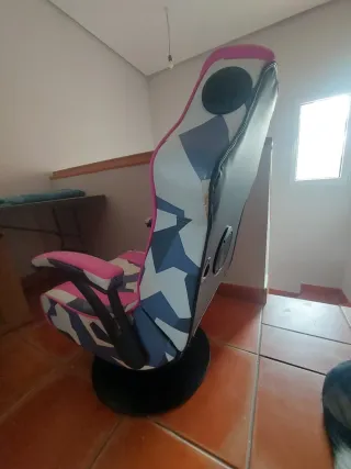 Sedia da Gaming X Rocker Rosa Camo