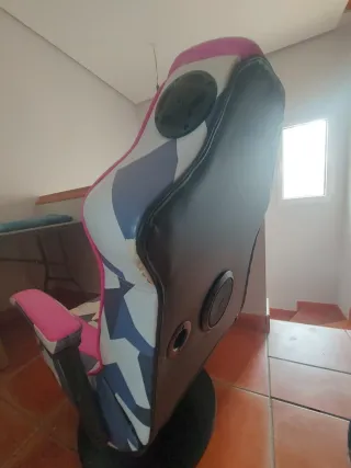 Sedia da Gaming X Rocker Rosa Camo