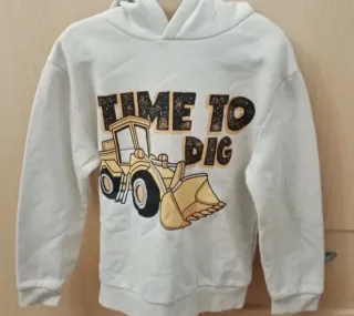 Sudadera con capucha infantil Time to Dig