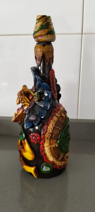 Artesanía Mexicana: Botella Decorada