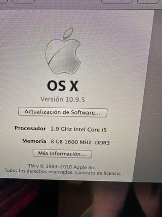 Imac 2016 Apple Gris & Teclado/ Ratón inalambricos