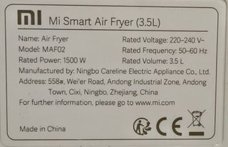 Freidora de Aire Xiaomi 3.5L