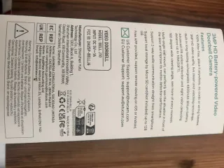 Timbre XTU con Cámara HD 2K Wifi