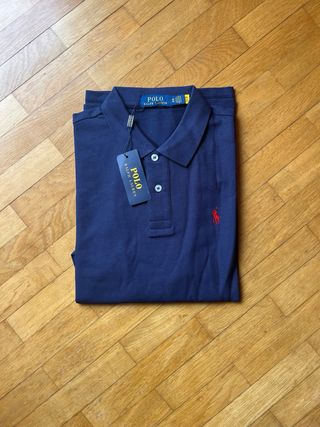 Polo Ralph Lauren Manga Larga Azul Marino Talla M