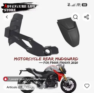 Extensor guardabarros trasero BMW f 900 xr