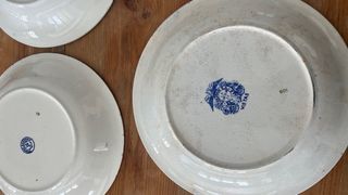 Lote 5 Platos La Cartuja de Sevilla Vistas