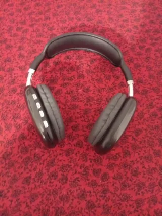 Cascos Bluetooth Negro y Plata