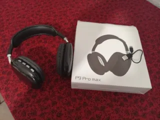 Cascos Bluetooth Negro y Plata