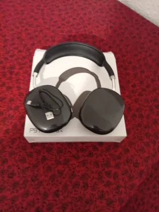 Cascos Bluetooth Negro y Plata