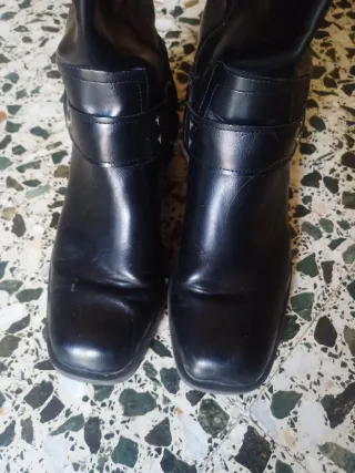 Botas altas Stradivarius negras talla 38