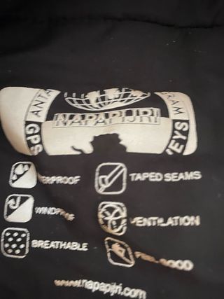 Chaqueta Napapijri Anorak Negra Talla S