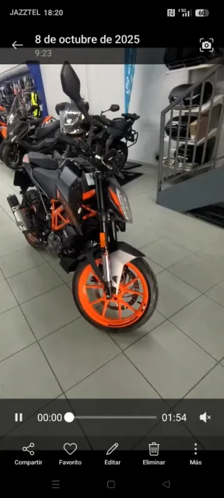 Moto KTM Duke 125