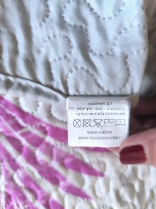 Colcha reversible Cama 150x190. Verano