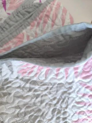 Colcha reversible Cama 150x190. Verano