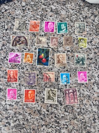 Lote de sellos antiguos España