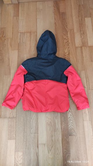 Traje de Nieve Niña Rosa y Gris