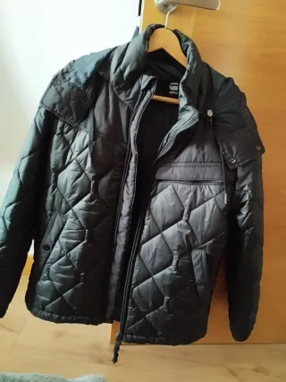 Parka G-Star Raw Negra Hombre