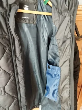 Parka G-Star Raw Negra Hombre