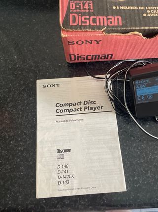 Discman Sony D-141 Reproductor CD Portátil