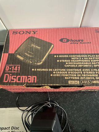 Discman Sony D-141 Reproductor CD Portátil