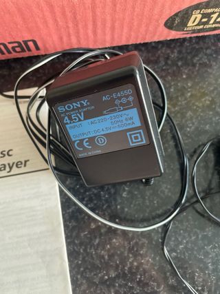 Discman Sony D-141 Reproductor CD Portátil