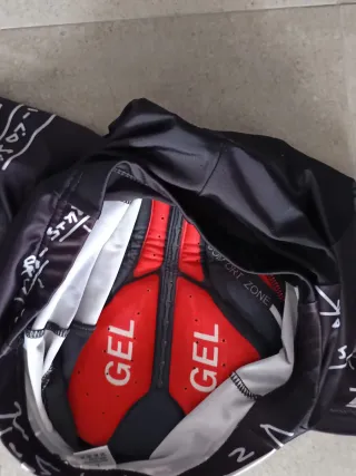 Pantalón ciclismo con estampado matemático