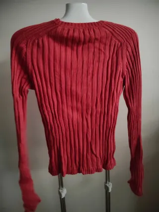 Jersey de punto salmón