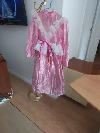 Vestido de Hada Carnaval Rosa para niñas de 5 a 8