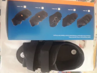 Zapato post-quirúrgico negro