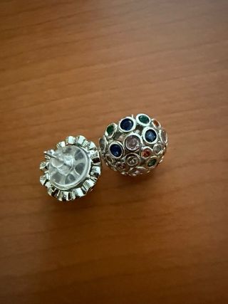 Pendientes Bolas Multicolor Cristales Nuevos