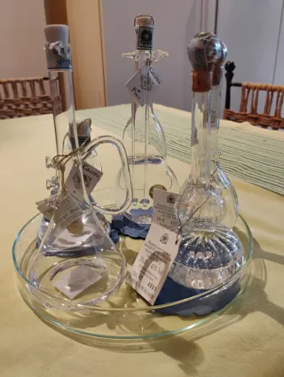 Set 5 bottigliette vetro soffiato Mazzetti Altavil