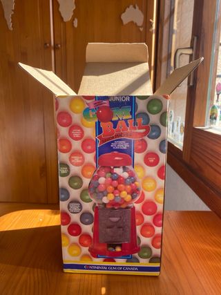 Máquina de chicles vintage roja