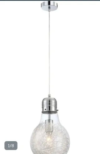 Lampadario sospensione + lampada comodino