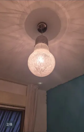 Lampadario sospensione + lampada comodino