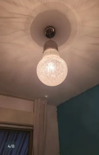 Lampadario sospensione + lampada comodino