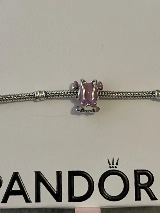 Charm  Ángel Lilo y Stitch Plata S925