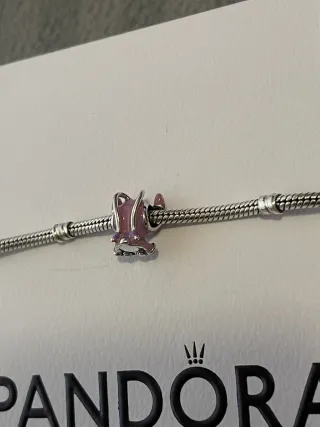 Charm  Ángel Lilo y Stitch Plata S925