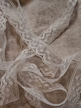 Encaje puntilla blanco 8 metros