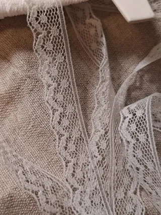 Encaje puntilla blanco 8 metros